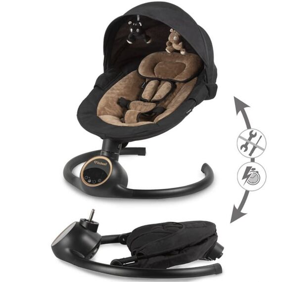 Leagan electric 2 in 1 Kidwell Reve - Black Gold, Culoare: Negru/Auriu - poza 5 - ExclusivMAG.ro