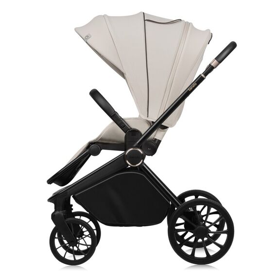 Carucior 2 in 1 Lionelo Mika Plus Pana la 22 kg - Bej, Culoare: Bej, Model: 2 in 1 - poza 6 - ExclusivMAG.ro