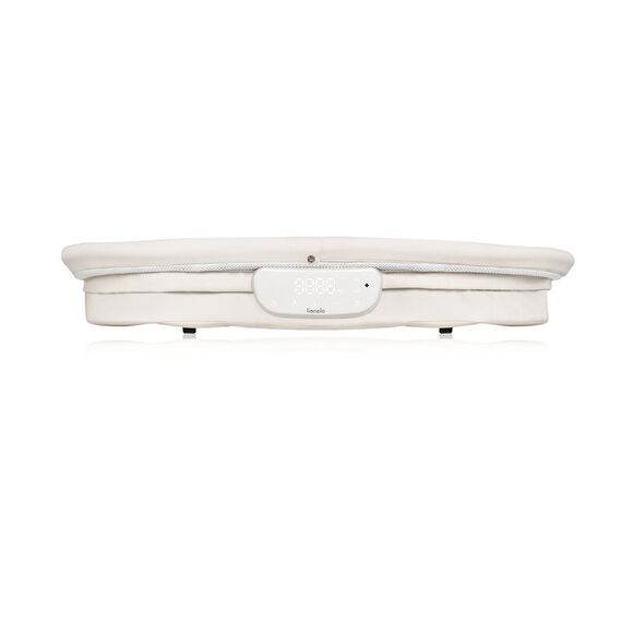 Patut balansoar, Lionelo, Coral, Cu landou ergonomic detasabil, Panou tactil sau telecomanda, 0-9 kg, Alb - poza 4 - ExclusivMAG.ro
