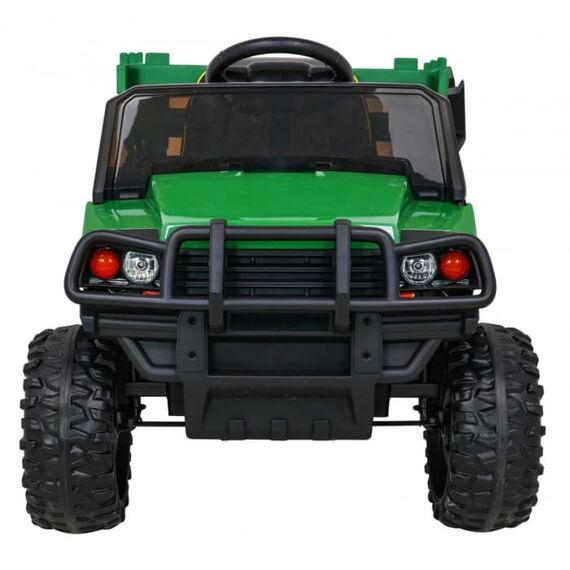 Masinuta electrica cu telecomanda FARMER PICK-UP, roti EVA, scaun tapitat, 116x66x65 cm, putere 70W - Verde, Culoare: Verde, Capacitate acumulator: 12V - poza 2 - ExclusivMAG.ro