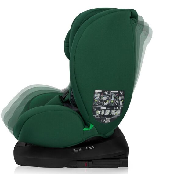 Scaun auto, Lionelo, Bastiaan i-Size, 4 in 1, Rotire 360 grade, Top Tether, 0-36 Kg, 40-150 cm, Cu Isofix, Verde, Culoare: Verde, Grupa: 0-36kg (0 luni - 12 ani) - poza 3 - ExclusivMAG.ro