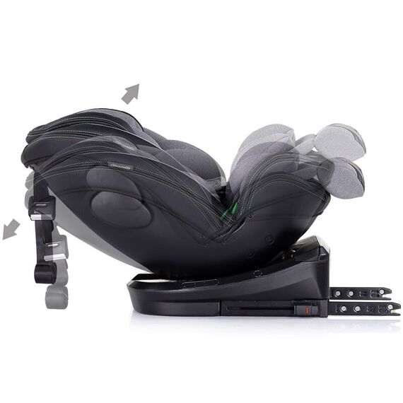 Scaun auto Chipolino Hypnotic I-Size 40-150 cm cu sistem Isofix si sezut rotativ cloud, Culoare: Gri, Grupa: 0-36kg (0 luni - 12 ani) - poza 9 - ExclusivMAG.ro