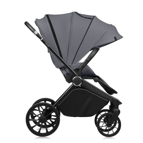 Carucior sport, Lionelo, Mika Plus, Pana la 22 kg, 6-48 luni, Gri, Culoare: Gri, Model: sport - poza 4 - ExclusivMAG.ro
