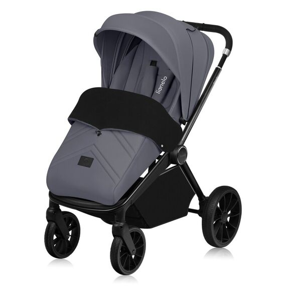 Carucior sport, Lionelo, Mika Plus, Pana la 22 kg, 6-48 luni, Gri, Culoare: Gri, Model: sport - poza 3 - ExclusivMAG.ro