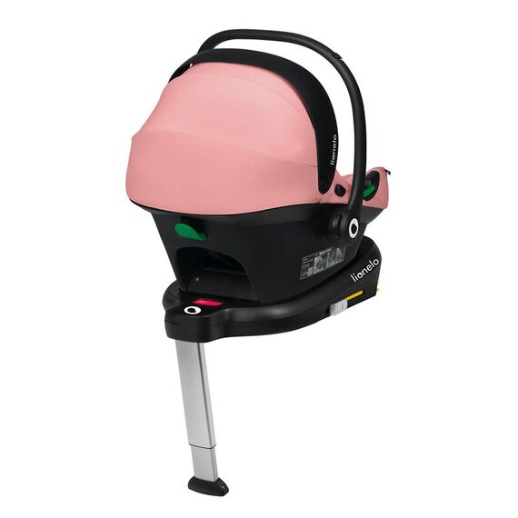 Scoică auto Lionelo Astrid i-Size cu bază Isofix - Roz, Culoare: Roz, Grupa: 0-13kg (0 luni - 12 luni) - poza 7 - ExclusivMAG.ro
