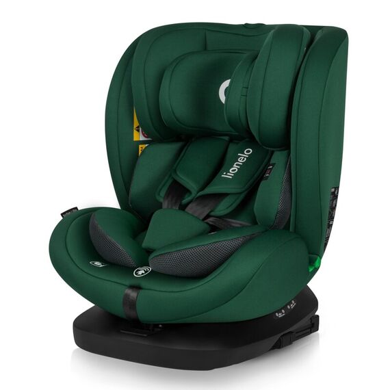 Scaun auto, Lionelo, Bastiaan i-Size, 4 in 1, Rotire 360 grade, Top Tether, 0-36 Kg, 40-150 cm, Cu Isofix, Verde, Culoare: Verde, Grupa: 0-36kg (0 luni - 12 ani)  - ExclusivMAG.ro
