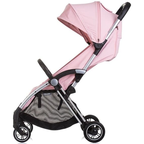 Carucior sport Chipolino Illusion pink marshmallow, Culoare: Roz, Model: sport - poza 2 - ExclusivMAG.ro