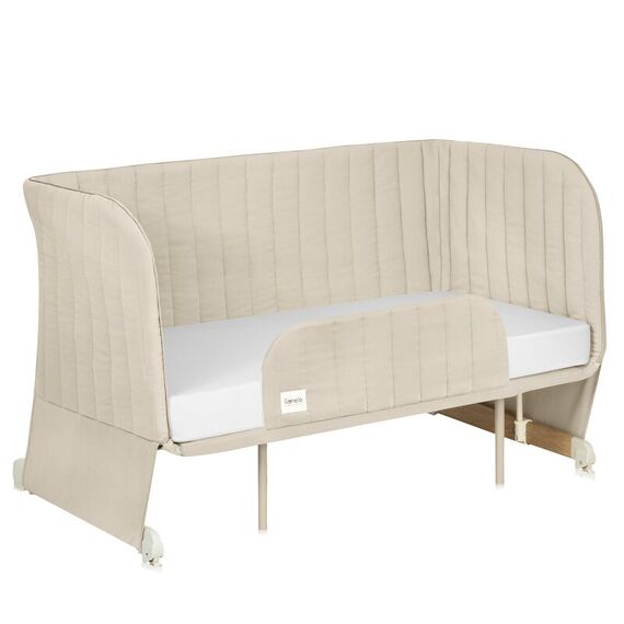 Patut co-sleeper, Lionelo, Thomi Plus, 5 in 1, Multifunctional, Bej, Culoare: Bej, Dimensiuni: 95x65 - poza 9 - ExclusivMAG.ro