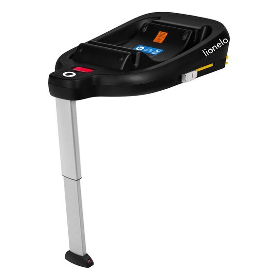 Baza scaun auto i-Size, Lionelo, Astrid, Cu Isofix, Cu indicatori pentru instalare corecta, Negru  - ExclusivMAG.ro