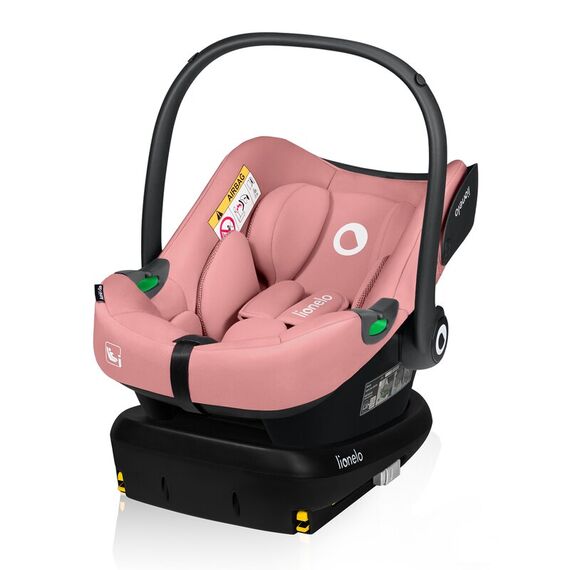 Scoică auto Lionelo Astrid i-Size cu bază Isofix - Roz, Culoare: Roz, Grupa: 0-13kg (0 luni - 12 luni) - poza 5 - ExclusivMAG.ro