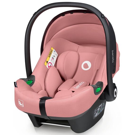Scoică auto Lionelo Astrid i-Size cu bază Isofix - Roz, Culoare: Roz, Grupa: 0-13kg (0 luni - 12 luni) - poza 6 - ExclusivMAG.ro