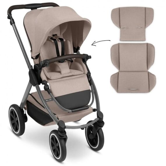 Carucior 3 in 1 Samba 2 Camel Abc Design, Culoare: Crem, Model: 3 in 1 - poza 3 - ExclusivMAG.ro