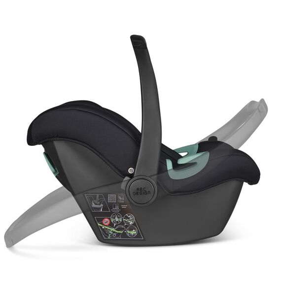 Scaun Tulip 0-13kg i-Size Black Abc Design, Culoare: Negru, Grupa: 0-13kg (0 luni - 12 luni) - poza 6 - ExclusivMAG.ro