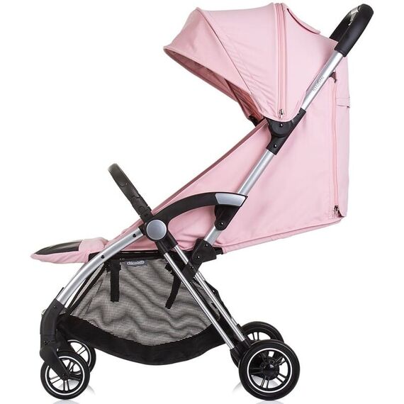 Carucior sport Chipolino Illusion pink marshmallow, Culoare: Roz, Model: sport - poza 4 - ExclusivMAG.ro