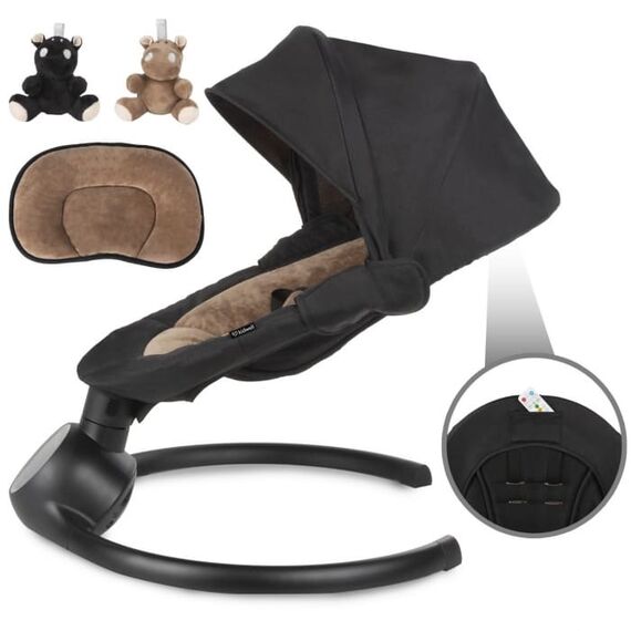 Leagan electric 2 in 1 Kidwell Reve - Black Gold, Culoare: Negru/Auriu - poza 8 - ExclusivMAG.ro