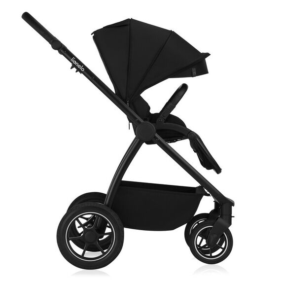 Carucior 2 in 1, Lionelo, Meril, Pana la 22 kg, Negru, Culoare: Negru, Model: 2 in 1 - poza 6 - ExclusivMAG.ro