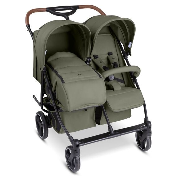 Carucior pentru gemeni verde D Two Circle - poza 2 - ExclusivMAG.ro