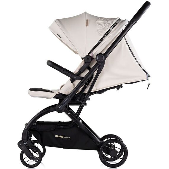 Carucior sport Chipolino Revolut cu sezut rotativ biscotta, Culoare: Bej, Model: sport - poza 3 - ExclusivMAG.ro
