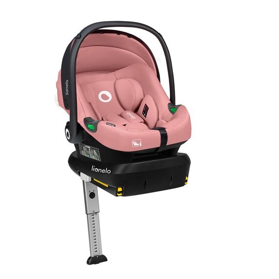 Scoică auto Lionelo Astrid i-Size cu bază Isofix - Roz, Culoare: Roz, Grupa: 0-13kg (0 luni - 12 luni) - poza 2 - ExclusivMAG.ro