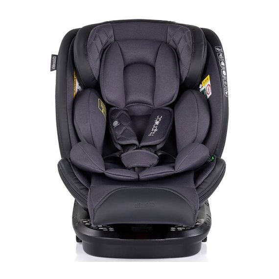 Scaun auto Chipolino Hypnotic I-Size 40-150 cm cu sistem Isofix si sezut rotativ anthracite, Culoare: Gri/Negru, Grupa: 0-36kg (0 luni - 12 ani) - poza 2 - ExclusivMAG.ro