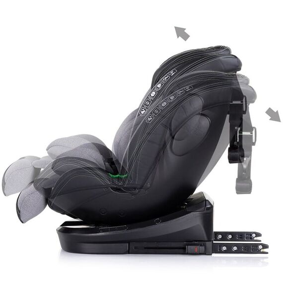 Scaun auto Chipolino Hypnotic I-Size 40-150 cm cu sistem Isofix si sezut rotativ cloud, Culoare: Gri, Grupa: 0-36kg (0 luni - 12 ani) - poza 5 - ExclusivMAG.ro