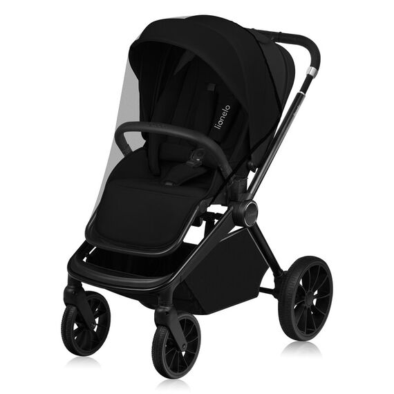 Carucior sport, Lionelo, Mika Plus, Pana la 22 kg, 6-48 luni, Negru, Culoare: Negru, Model: sport - poza 8 - ExclusivMAG.ro