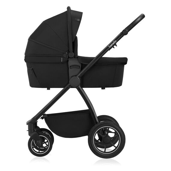 Carucior 2 in 1, Lionelo, Meril, Pana la 22 kg, Negru, Culoare: Negru, Model: 2 in 1 - poza 5 - ExclusivMAG.ro
