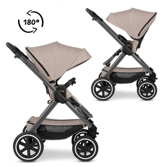 Carucior 3 in 1 Samba 2 Camel Abc Design, Culoare: Crem, Model: 3 in 1 - poza 5 - ExclusivMAG.ro