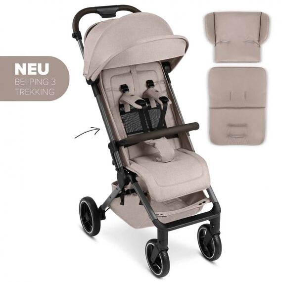 Carucior sport Ping 3 Trekking Camel ABC Design, Culoare: Crem, Model: sport - poza 2 - ExclusivMAG.ro
