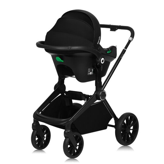 Carucior 3 in 1 Lionelo Mika Plus - Negru, Culoare: Negru, Model: 3 in 1 - poza 7 - ExclusivMAG.ro