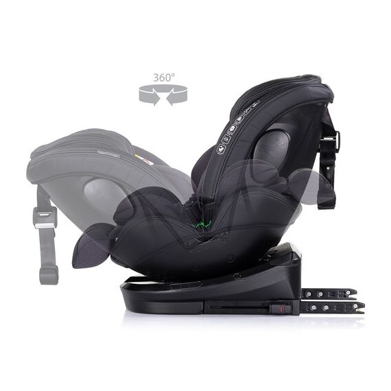 Scaun auto Chipolino Hypnotic I-Size 40-150 cm cu sistem Isofix si sezut rotativ anthracite, Culoare: Gri/Negru, Grupa: 0-36kg (0 luni - 12 ani) - poza 9 - ExclusivMAG.ro
