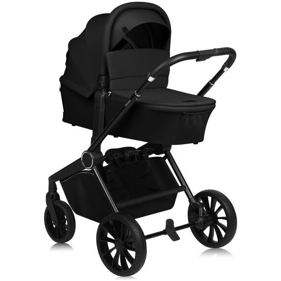 Carucior 2 in 1 Lionelo Mika Plus Pana la 22 kg - Negru, Culoare: Negru, Model: 2 in 1 - poza 4 - ExclusivMAG.ro