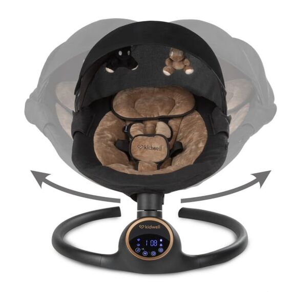 Leagan electric 2 in 1 Kidwell Reve - Black Gold, Culoare: Negru/Auriu - poza 3 - ExclusivMAG.ro