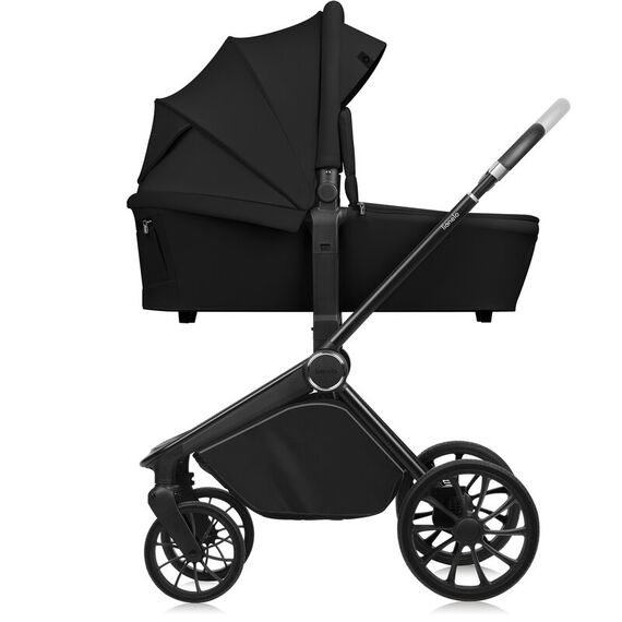 Carucior 2 in 1 Lionelo Mika Plus Pana la 22 kg - Negru, Culoare: Negru, Model: 2 in 1 - poza 3 - ExclusivMAG.ro