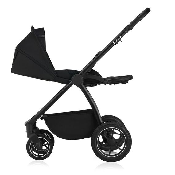Carucior 2 in 1, Lionelo, Meril, Pana la 22 kg, Negru, Culoare: Negru, Model: 2 in 1 - poza 7 - ExclusivMAG.ro