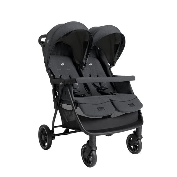 Carucior gemeni Joie Estrella Ebony, Culoare: Gri, Model: gemeni  - ExclusivMAG.ro