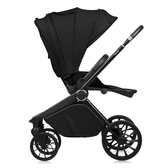 Carucior sport, Lionelo, Mika Plus, Pana la 22 kg, 6-48 luni, Negru, Culoare: Negru, Model: sport - poza 5 - ExclusivMAG.ro
