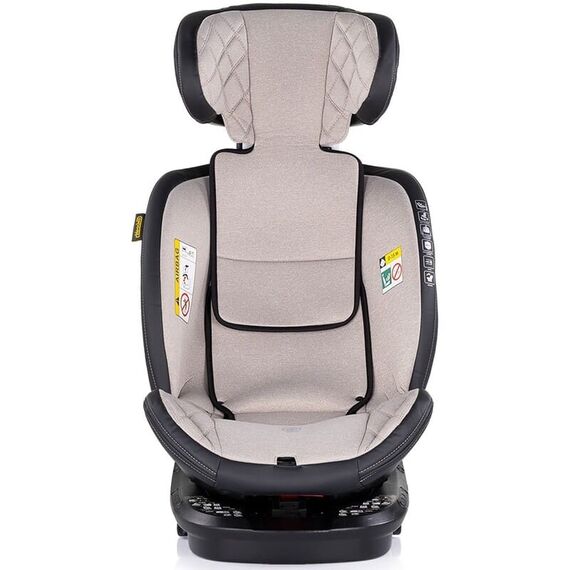 Scaun auto Chipolino Hypnotic I-Size 40-150 cm cu sistem Isofix si sezut rotativ tiramisu, Culoare: Crem, Grupa: 0-36kg (0 luni - 12 ani) - poza 4 - ExclusivMAG.ro