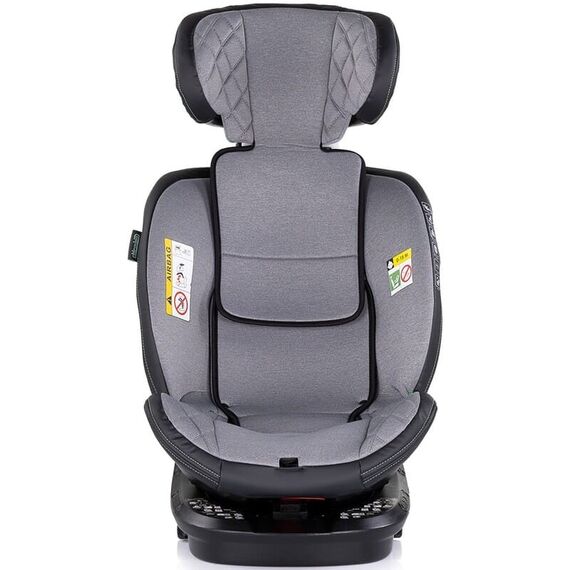 Scaun auto Chipolino Hypnotic I-Size 40-150 cm cu sistem Isofix si sezut rotativ cloud, Culoare: Gri, Grupa: 0-36kg (0 luni - 12 ani) - poza 3 - ExclusivMAG.ro