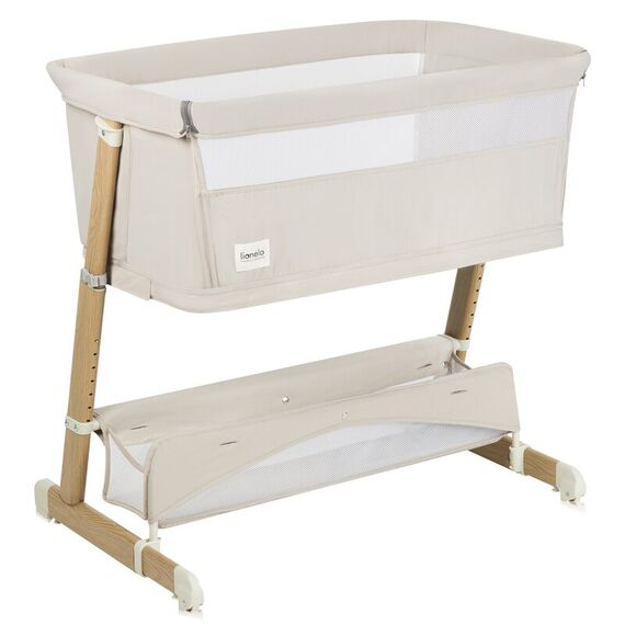 Patut co-sleeper, Lionelo, Thomi Plus, 5 in 1, Multifunctional, Bej, Culoare: Bej, Dimensiuni: 95x65 - poza 3 - ExclusivMAG.ro