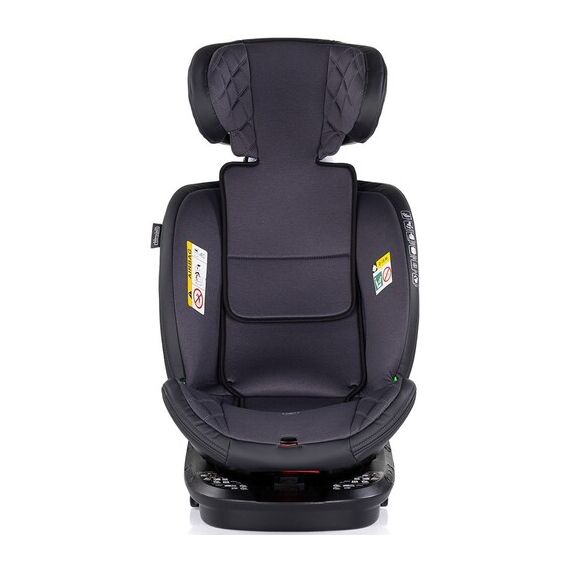 Scaun auto Chipolino Hypnotic I-Size 40-150 cm cu sistem Isofix si sezut rotativ anthracite, Culoare: Gri/Negru, Grupa: 0-36kg (0 luni - 12 ani) - poza 5 - ExclusivMAG.ro