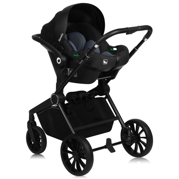 Carucior 3 in 1 Lionelo Mika Plus - Negru, Culoare: Negru, Model: 3 in 1 - poza 6 - ExclusivMAG.ro