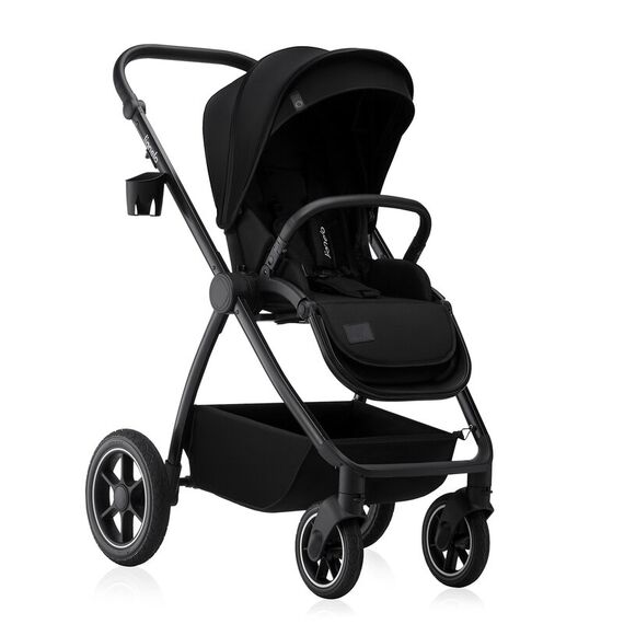Carucior 2 in 1, Lionelo, Meril, Pana la 22 kg, Negru, Culoare: Negru, Model: 2 in 1 - poza 3 - ExclusivMAG.ro