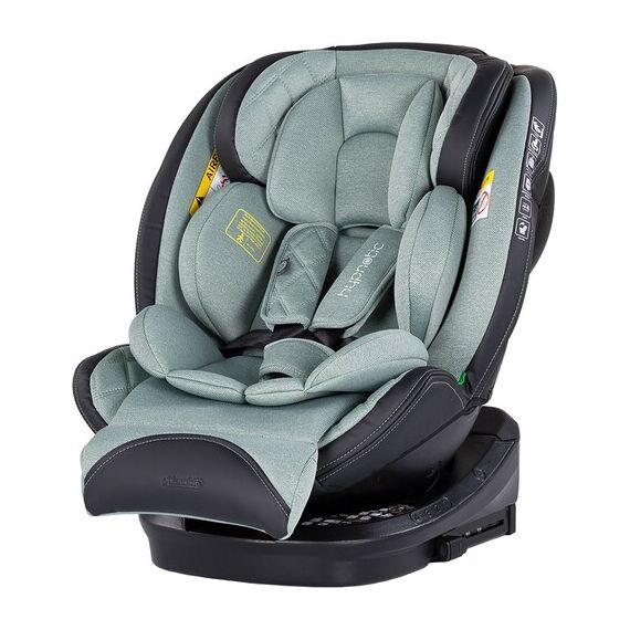 Scaun auto Chipolino Hypnotic I-Size 40-150 cm cu sistem Isofix si sezut rotativ basil, Culoare: Verde, Grupa: 0-36kg (0 luni - 12 ani)  - ExclusivMAG.ro