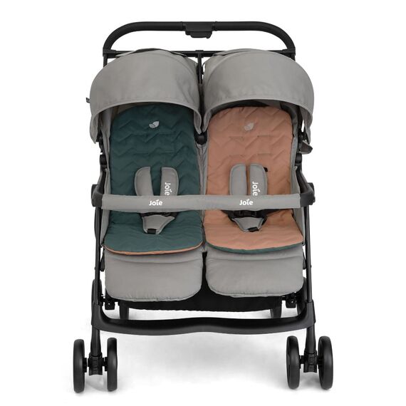 Carucior gemeni Joie Aire Twin Pebble, Culoare: Gri - poza 2 - ExclusivMAG.ro