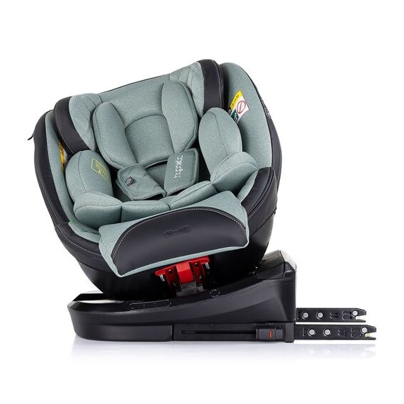 Scaun auto Chipolino Hypnotic I-Size 40-150 cm cu sistem Isofix si sezut rotativ basil, Culoare: Verde, Grupa: 0-36kg (0 luni - 12 ani) - poza 5 - ExclusivMAG.ro