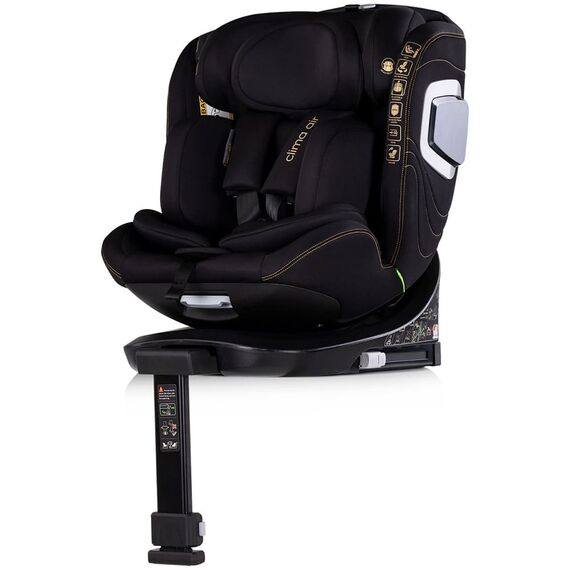 Scaun auto Chipolino Clima Air I-Size 40-150 cm cu sistem Isofix si sezut rotativ blackberry, Culoare: Negru, Grupa: 0-36kg (0 luni - 12 ani) - poza 2 - ExclusivMAG.ro