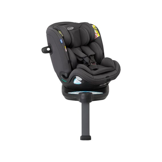 Graco - Scaun auto Turn2Me Grow Iron, 40-125 cm, certificat R129, Culoare: Gri/Negru, Grupa: 0-25kg (0 luni - 7 ani)  - ExclusivMAG.ro