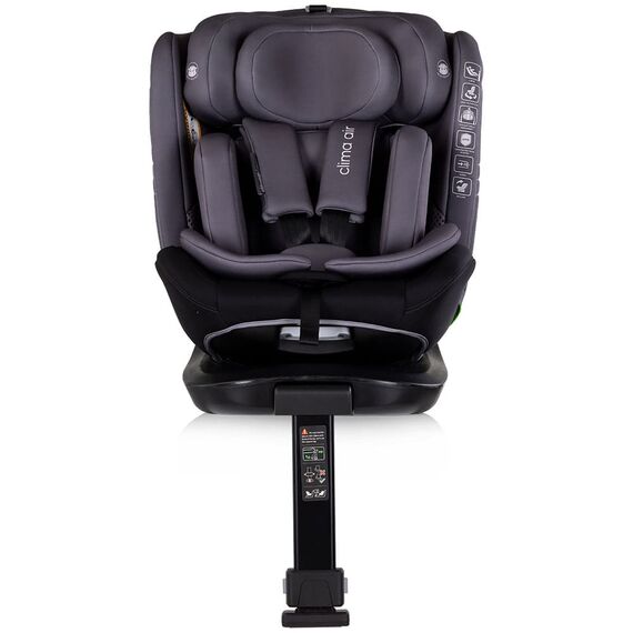 Scaun auto Chipolino Clima Air I-Size 40-150 cm cu sistem Isofix si sezut rotativ anthracite, Culoare: Gri, Grupa: 0-36kg (0 luni - 12 ani) - poza 3 - ExclusivMAG.ro