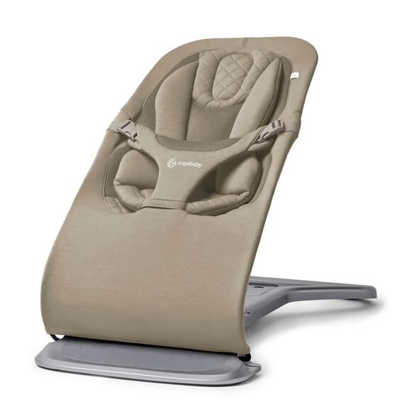 Balansoar pentru copii 3 in 1 Ergobaby Evolve Soft Olive, Culoare: Crem  - ExclusivMAG.ro